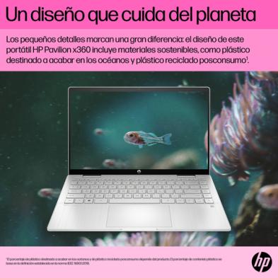 HP Pavilion x360 14 ek0017ns Intel Core i5 1235U | 14" | 2 en 1 | Táctil | Full HD | 8 GB | 512 SSD | WIN 11