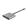 Adaptador Multipuerto Dalyx Trust | USB 3.2 Gen 1 | (3.1 Gen 1) Type-C | 5 Mbit/s | Aluminio, Negro