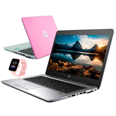 HP EliteBook 840 G4 Core i5 7300U 2.6 GHz | 16GB | 256 SSD + 128 M.2 | TÁCTIL | PACK LILA