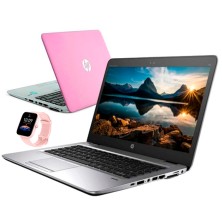 HP EliteBook 840 G4 Core i5 7300U 2.6 GHz | 8GB | 256 SSD + 128 M.2 | TÁCTIL | PACK LILA