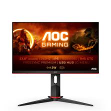 AOC G2 24G2ZU/BK LED display 60,5 cm (23.8") 1920 x 1080 Pixeles Full HD Negro, Rojo