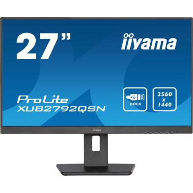 Monitor iiyama ProLite XUB2792QSN B5 | 27" | 2560 x 1440 | Wide Quad HD | LED | HDMI | Negro