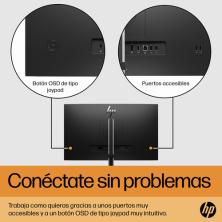 HP E-Series E24 G5 60,5 cm (23.8") 1920 x 1080 Pixeles Full HD LED Plata, Negro