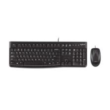 Teclado y Ratón Logitech Desktop MK120 | USB | QWERTY | Inglés | Negro