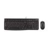 Teclado y Ratón Logitech Desktop MK120 | USB | QWERTY | Inglés | Negro