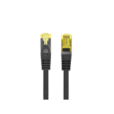 CABLE DE RED | LANBERG | LATIGUILLO | CAT.6A | S/FTP | FLUKE PASSED | NEGRO | 1.5M