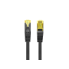 CABLE DE RED | LANBERG | LATIGUILLO | CAT.6A | S/FTP | FLUKE PASSED | NEGRO | 1.5M