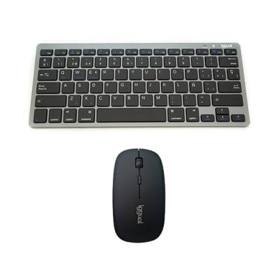 Teclado iggual IGG316917+IGG316771 | Bluetooth | QWERTY | Gris | Ratón Incluido