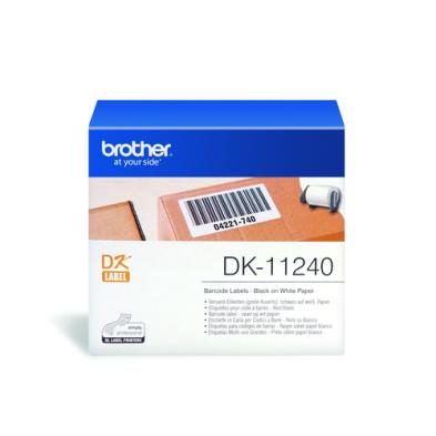 Etiqueta de impresora Brother | DK-11240 | 600 piezas | Blanco