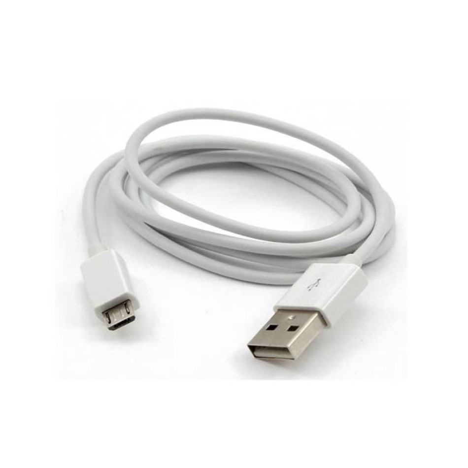 CONNECTION | CABLE USB 2.0 | A/M | MICRO USB2.0 M 1,8M BLANCO