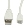 CONNECTION | CABLE USB 2.0 | A/M | MICRO USB | BLANCO | 1.8M