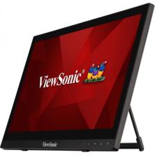 Viewsonic TD1630-3 pantalla para PC 39,6 cm (15.6") 1366 x 768 Pixeles HD LCD Pantalla táctil Multi-usuario Negro