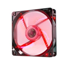 Ventilador caja coolfan NOX  12cm, 19DBA, Rojo