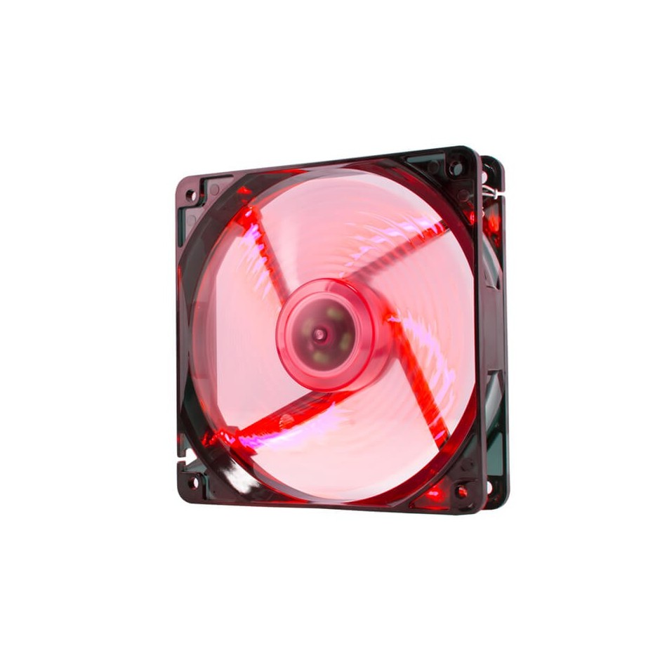 Ventilador caja coolfan NOX  12cm, 19DBA, Rojo