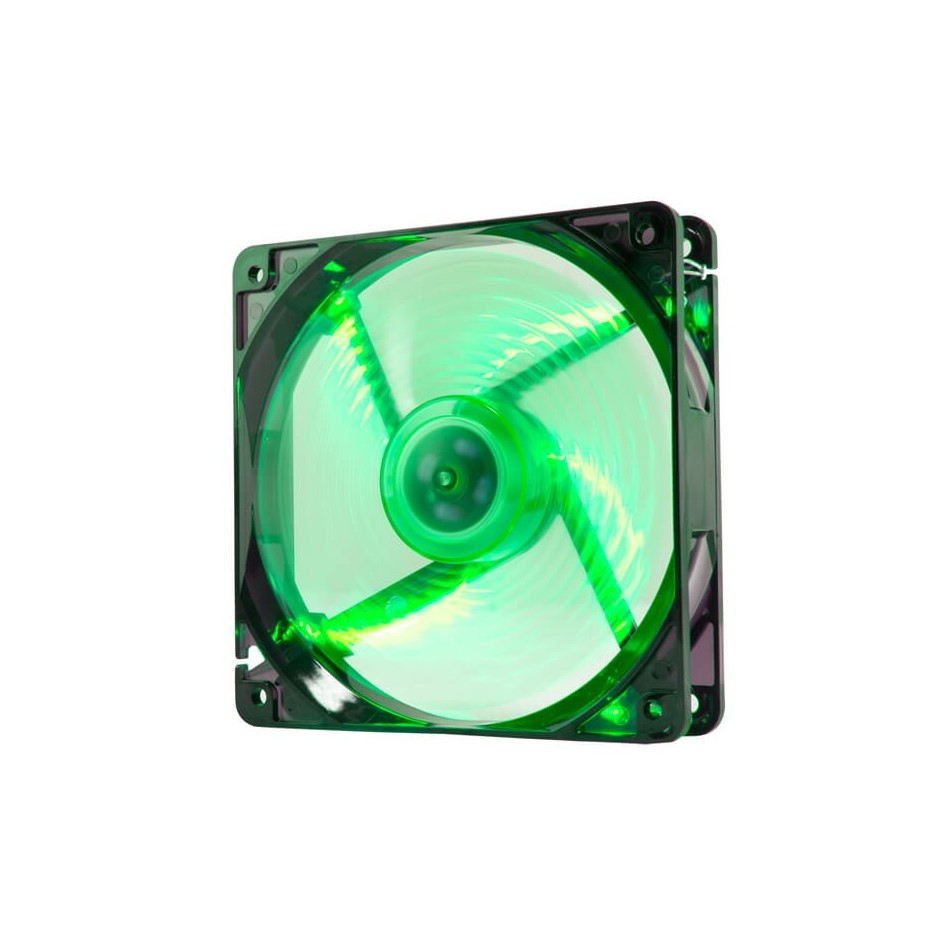 Ventilador caja coolfan NOX  12cm, 19DBA, Verde