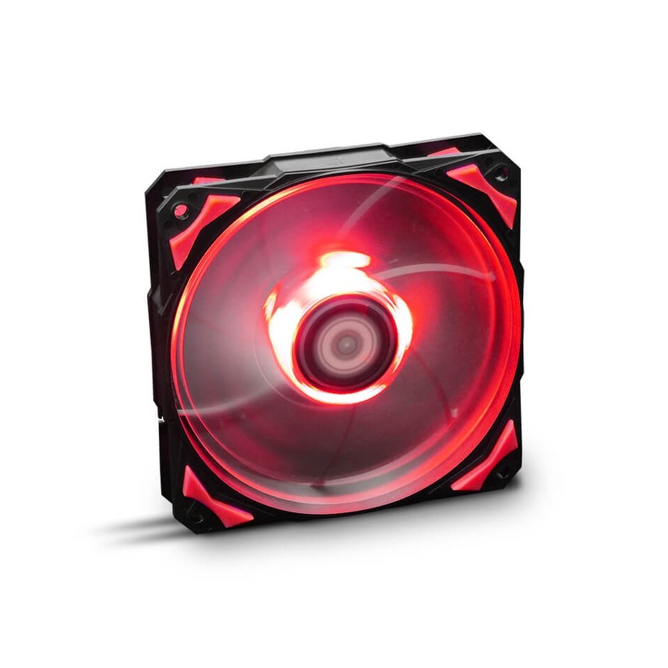 Ventilador caja Hfan NOX 12cm, Led Rojo Ventilador caja Hfan NOX 12cm, Led Rojo