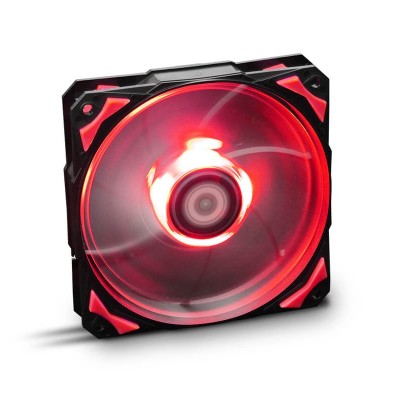 Ventilador Nox HFAN LED | 12cm | Rojo