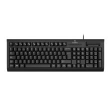 Teclado CoolBox COO-TEC03DNI | USB | DNIe integrado | QWERTY | Negro