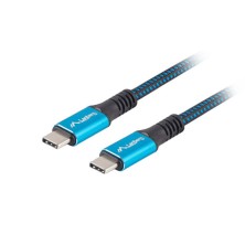 CABLE USB 4.0 | LANBERG | DISPOSITIVOS | USB C - USB C | AZUL | 1.2M