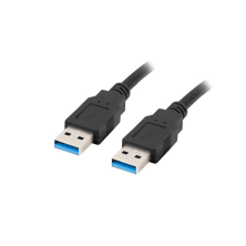 CABLE USB 3.0 | LANBERG | DISPOSITIVO | USB A - USB A | NEGRO | 0.5M