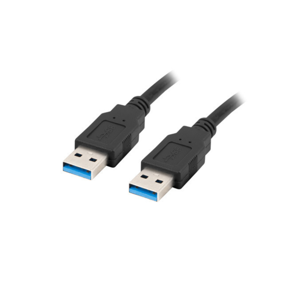 CABLE USB 3.0 LANBERG MACHO/MACHO 0.5M NEGRO