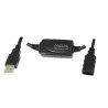 CABLE ALARGADOR USB | LOGILINK | DISPOSITIVOS | USB A - USB A 2.0 | NEGRO | 10M
