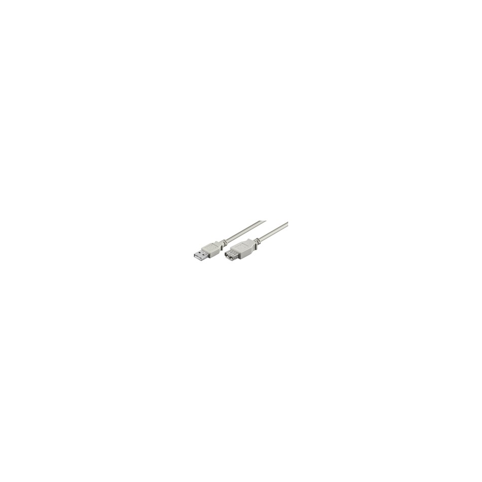 CABLE ALARGADOR | GOOBAY | WENTRONIC | USB 2.0 - USB A | GRIS | 5M
