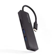 CoolBox miniDock USB-C Lite 2 USB 3.2 Gen 1 (3.1 Gen 1) Type-C Negro