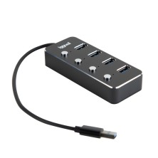 ADAPTADOR USB | IGGUAL | HUB 4 PUERTOS | DISPOSITIVOS | USB 3.1 |