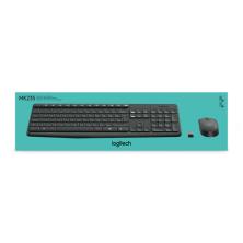 Logitech MK235 teclado Ratón incluido USB AZERTY Francés Gris