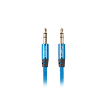 Cable Estéreo Lanberg | 3.5 mm/M - 3.5 mm/M | Azul | 1 M