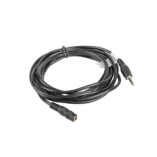 CABLE ESTEREO LANBERG JACK 3.5 MM MACHO/JACK 3.5MM HEMBRA 3M NEGRO