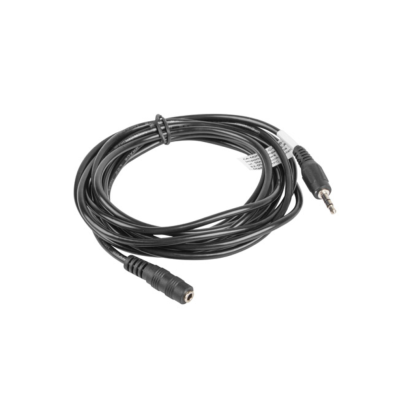 Cable Estéreo Lanberg | 3.5 mm/M - 3.5 mm/H | Negro | 3 M