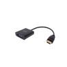 Adaptador APPC11V3 APPROX | HDMI Tipo A - VGA | Negro
