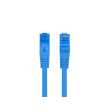 CABLE DE RED | LANBERG | LATIGUILLO | CAT.6A | S/FTP | FLUKE PASSED | AZUL | 0.5M