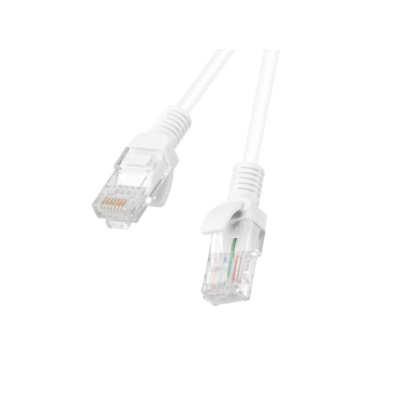 CABLE DE RED | LANBERG | LATIGUILLO | CAT.6 | UTP | FLUKE PASSED | BLANCO | 3M