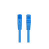 CABLE DE RED | LANBERG | LATIGUILLO | CAT.6A | S/FTP | FLUKE PASSED | AZUL | 1.5M