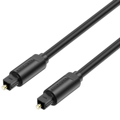 Cable de Audio de Fibra Óptica Vention BAEBG | Negro | 1.5 M