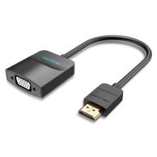 Convertidor HDMI Vention | 42161 | HDMI Macho | VGA Hembra | Negro