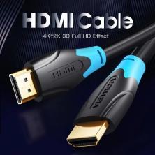 Cable HDMI 2.0 4K Vention AACBJ/ HDMI Macho - HDMI Macho/ 5m/ Negro