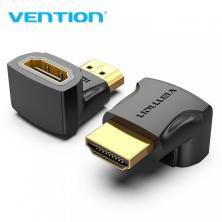 Adaptador HDMI | Vention | 4K | 90º | AIOB0 | HDMI Macho | HDMI Hembra | Negro