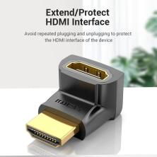 Adaptador HDMI 4K 270º Vention AINB0/ HDMI Macho a HDMI Hembra