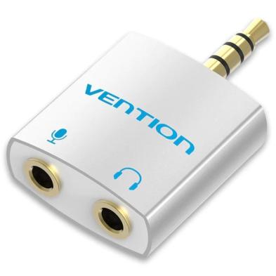 Adaptador de audio Jack 3.5 mm Vention BDBW0 | Blanco