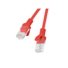 CABLE DE RED | LANBERG | LATIGUILLO | CAT.6 | UTP | ROJO | 0.5M