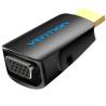 Adaptador Conversor Vention | AIDB0 | HDMI Macho | VGA Hembra | Audio Jack 3.5mm | Negro