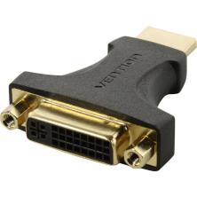 Adaptador HDMI Vention AIKB0/ HDMI Macho - DVI (24+5) Hembra