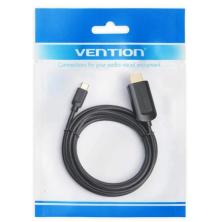 Cable Conversor HDMI 1.4 4K Vention CGUBH/ USB Tipo-C Macho - HDMI Macho/ 2m/ Negro