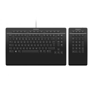 Teclado 3Dconnexion Keyboard Pro | USB Tipo A | Alámbrico | Negro