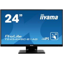 iiyama ProLite T2454MSC-B1AG pantalla para PC 60,5 cm (23.8") 1920 x 1080 Pixeles Full HD LED Pantalla táctil Multi-usuario Negr