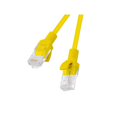 CABLE DE RED | LANBERG | LATIGUILLO | CAT.6 | UTP | FLUKE PASSED | AMARILLO | 7.5M